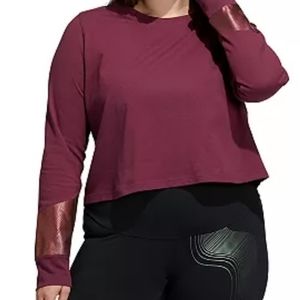 Adidas Graphic Crop Top Size 3X